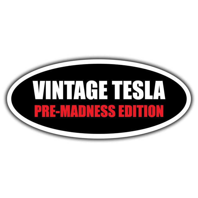 Imán para coche ArkWisdom Funny Anti Elon Vintage, 6 x 2,7 pulgadas, paquete de 2