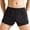 Black, variant on TMOYZQ Mens Cotton Boxer Briefs Stripes Pattern Soft Breathable Stretch Underwear Elastic Waist No Fly Mid-Rise Boxers Tagless Comfortable Underpants
