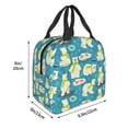thumbnail image 3 of Easygdp Cute Polar Bear Fishing Bolsa Térmica Premium - Tela Oxford Impermeable, Gran Capacidad, Bolsillo Frontal, Unisex para Trabajo, Escuela, Actividades al Aire Libre y Picnics, 3 of 8