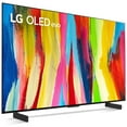 LG OLED48C2PUA 48 Inch HDR 4K Smart OLED Evo TV 2022 Bundle with 4 Year Premium Extended