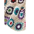 thumbnail image 4 of Txlixc Blusa de verano sin mangas para mujeres chaleco de punto hueco bordado a mano de ganchillo de colores Txlixc  moda, 4 of 5
