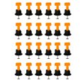 thumbnail image 4 of 50 Pcs Tile Leveler 1.5mm Reusable Orange PP Stainless Steel Tile Leveling Tool for Home Improvement, 4 of 12