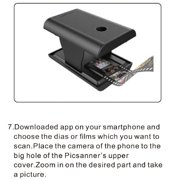 Film Slide Smartphone Scanner Converter Portable Negative Film Scanner Convert 35mm / 135mm Slides & Negatives to JPEG