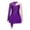 Purple, variant on TiaoBug Kids Girls Long Sleeve Mesh Figure Ice Skating Dress
