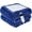 blue, variant on COWIN Electric Blanket Full Size, Brushed Flannel+Shu velveteen, 10 Heating Levels and 1-8 Hour Automatic Shutdown, Machine Washable, Brown,72 "x 84"