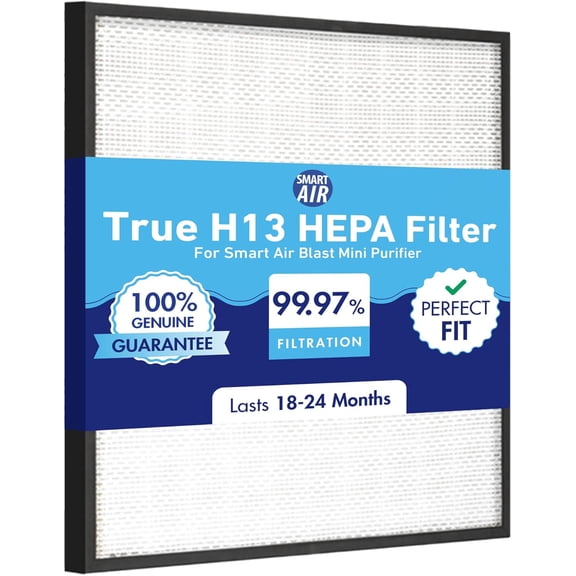 Smart Air Blast Mini HEPA 99.97 Replacement Filter 22.4” x 22.4” x 2.7”