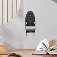 thumbnail image 4 of FUTUREORYY Wall Mounted Ironing Board Holder with Electric Iron Shelf Black Pbt Storage Rack, 4 of 7