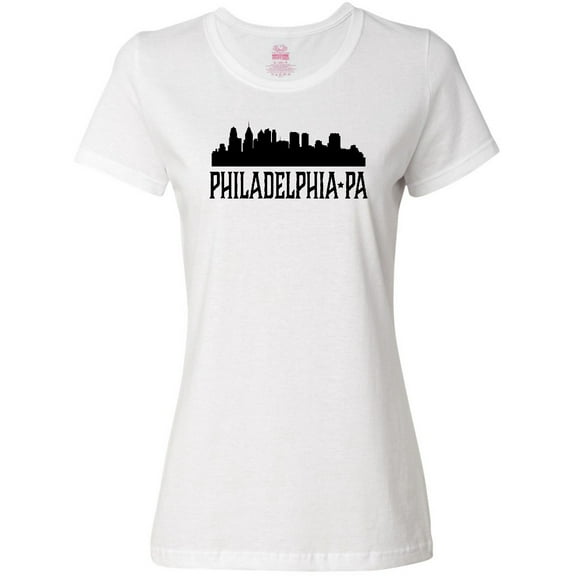 Inktastic Philadelphia Pennsylvania City Skyline Women's T-Shirt
