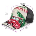 thumbnail image 2 of Disketp Merry Christmas 1 Print Trucker Hat Men Women - Mesh Baseball SnapBack Cap, 2 of 7
