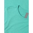 thumbnail image 3 of Ma Croix Womens Lightweight Hipster Round Bottom Short Sleeve Athletic Yoga Tunic T Shirt, 3 of 6