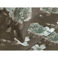 thumbnail image 3 of Ambesonne Floral Vintage Quilted Coverlet 3 Pcs, Leafy Flowers Print, Queen Size, Taupe Almond Green, 3 of 4