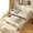 Beige, variant on MODERNLUXE Twin Size Daybed with Trundle,Wooden Upholstered Sofa Bed with 2 Storage Drawers for Living Room, Bedroom,Walnut