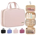 thumbnail image 1 of Neceser de viaje HOTOR con gancho para colgar, impermeable, rosa, 1 of 6