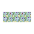 thumbnail image 1 of SUNENAT Soft Extra Extended Large Gaming Mouse Pad with Stitched Edges, 31.5 x 12In, Desk Pad Keyboard Mat, Non-Slip Base for Office & Home, Watercolor Tropical Cactus with Yellow Flowers, 1 of 5