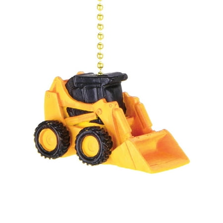 

Yellow Bulldozer Construction Dozer Ceiling Fan Pull or Light Pull Chain