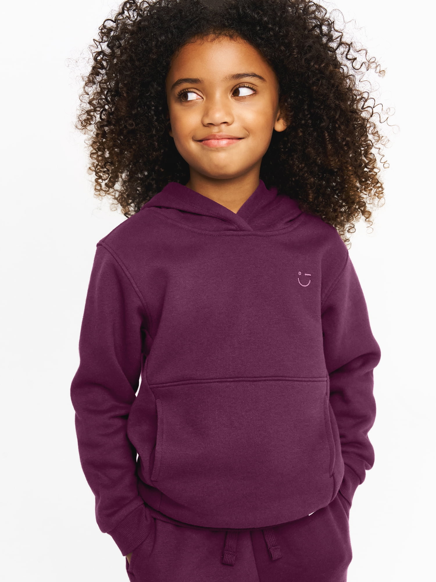 Color Mix by Garanimals Kids Fleece Hoodie, Sizes 6–16