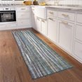 thumbnail image 1 of HomeRoots 491807 3 x 8 ft. Purple Ombre Tufted Handmade Runner Rug, 1 of 1