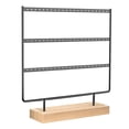 thumbnail image 1 of Organizador de joyas elegante, soporte decorativo para guardar aretes con espacio de almacenamiento adecuado para colgar aretes, organizador de aretes de 3 capas perfecto para decoración del hogar y, 1 of 5