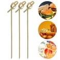 thumbnail image 2 of Shisuyan Brochettes en Bambou Jetables Design Épaissi 200 Pcs 4.13x1.18x0.79 Po, 2 of 8