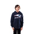 thumbnail image 2 of NFL New England Patriots Youth Soft Fleece Pullover Hoodie Sweatshirt, Team Color, Large, 2 of 2