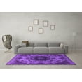 thumbnail image 3 of Ahgly Company Indoor Rectangle Oriental Purple Industrial Area Rugs, 2' x 5', 3 of 4