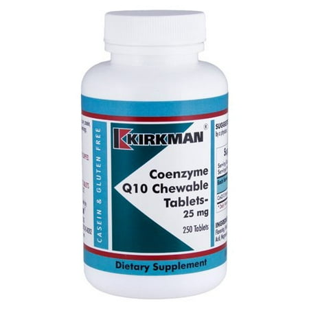 UPC 812325020034 product image for Coenzyme Q10 25 mg Chewable Tablets | upcitemdb.com