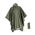 thumbnail image 3 of Poncho de Pluie S SERENABLE avec Capuche, Imperméable Réutilisable pour Événement Sportif, Randonnée, Camping, Vert, 3 of 9