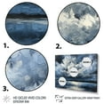 thumbnail image 3 of Designart "Storm Forming By The Coast" Modern Landscape Beach Canvas Print, 3 of 5
