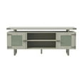 thumbnail image 2 of Safco Mirella Low Wall Cabinet with Glass Doors - 72" x 20" x 29.5" x 1.6" - Material: Glass Door, Particleboard, Laminate - Finish: Smoke Door, White Ash, 2 of 6