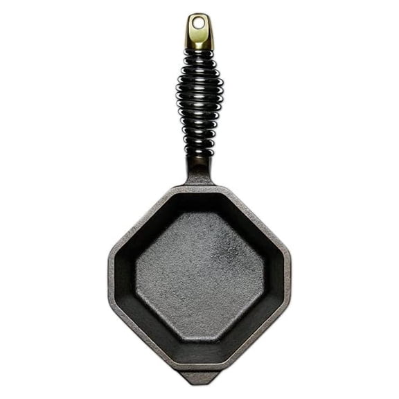 FINEX 1 Qt Sauce Pot Without Lid - Cast Iron Cooking Pot - Even Heat Distribution - Non Stick Pot - Easy To Clean - Versatile Cooking Tool - Pre-Seasoned Kitchen Accessories - Kitchen Essentials