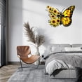 thumbnail image 4 of Mariposa Girasol Cruz Adorno Mariposa Girasol Colgante Colgante Para Pared Ventana Coche Decoración Speravity HA037823-00, 4 of 6