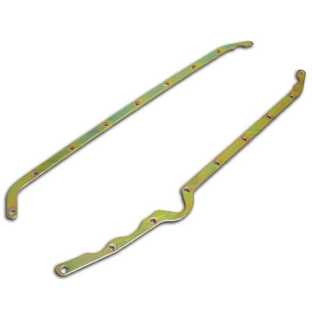 

Fits Chevy 1958-1979 Small Block 283 305 327 350 Oil Pan Reinforced Rails Zinc