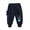 Navy Blue, variant on Chenyin Infant Baby Boys Girls Fleece Pants Warm Print Trousers Sweatpants with Pockets Boys Girls Fall Winter Padded Casual Pants for Toddler 3 Months-4 Years