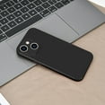 thumbnail image 6 of Case Compatible with iPhone 13 6.1 Inches, Straight Edge Fine Hole Soft Liquid Silica Gel  Grade Shockproof Fingerprint Protection(Black), 6 of 14