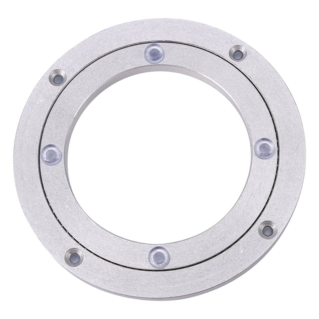 Placa giratoria, herramienta de mesa con bandeja giratoria de aleación de aluminio resistente, diseño a prueba de futuro