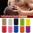 thumbnail image 4 of ievspot 4 Pack Elastic Self-adhesive Wrap Bandage Multi-Color First Aid Cohesive Sports Bandage Athletic Medical Tape, 4 of 8