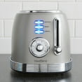 thumbnail image 3 of West Bend Retro-Styled 2-Slice Toaster with 4 Functions and 6 Settings, in Gray (TTWBRTGR13), 3 of 15
