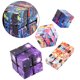 thumbnail image 3 of Cubo De Estrés Sensorial Mágico Cube Toy Killing Time Cube Toy Relajante para Adultos Niños (Patchwork Blue), 3 of 8