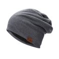 thumbnail image 1 of EIMELI Confinement Hat All-Match Hedging Cap Plus Velvet Warm Cold Hat Knitted Pile Hat, 1 of 6