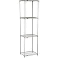 thumbnail image 2 of Nexel Industries 18248EP Epoxy 18 x 24 x 86 in. Starter Shelf Unit- Silver, 2 of 4