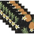 thumbnail image 6 of GZHJMY Pineapples Pattern Napkins Table Decorations Napkin Set for Gift Giving, Dining, Parties 20 x 20in, 6 of 7