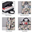 thumbnail image 3 of Xecao Rose Flowers print Backpack For women men Aesthetic Lightweight Travel Daypack Simple Cute Backpack For Bookbag, 3 of 5