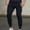 Black, variant on EGNMCR Men's Lightweight Pants, Cargo Pants Men, Linen Pants Men, Mens Casual Loose Fit Elastic Waist Pants Men's Fitness Training Pants Slim Casual Sweatpants Small Foot Men's Pants Men Pants