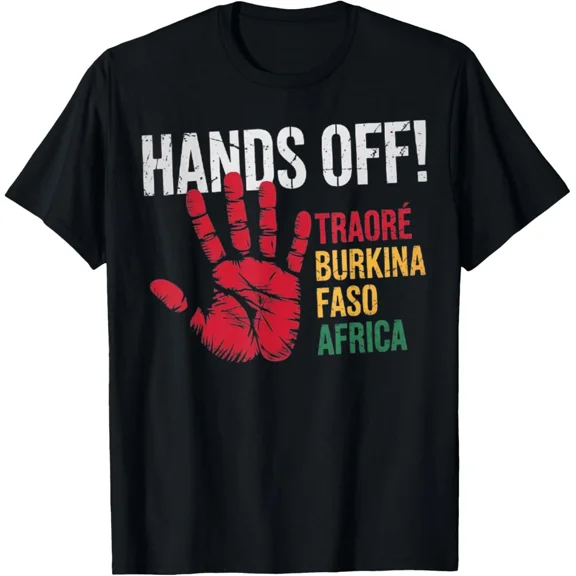 Hands off Traore Burkina Faso Africa Ibrahim Traoré T-Shirt
