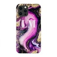 thumbnail image 1 of Personalised Purple Swirl Marble Initials iPhone 16 Pro Max Case,iPhone 15, 1 of 4