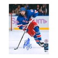 thumbnail image 1 of Mika Zibanejad Rondelle de Hockey Autographié des Rangers 8x10 Photo, 1 of 2