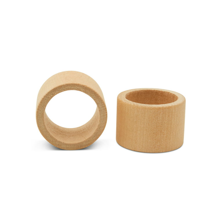 Wooden Napkin Rings 1-3/4 by 1-1/4 (Per 25)