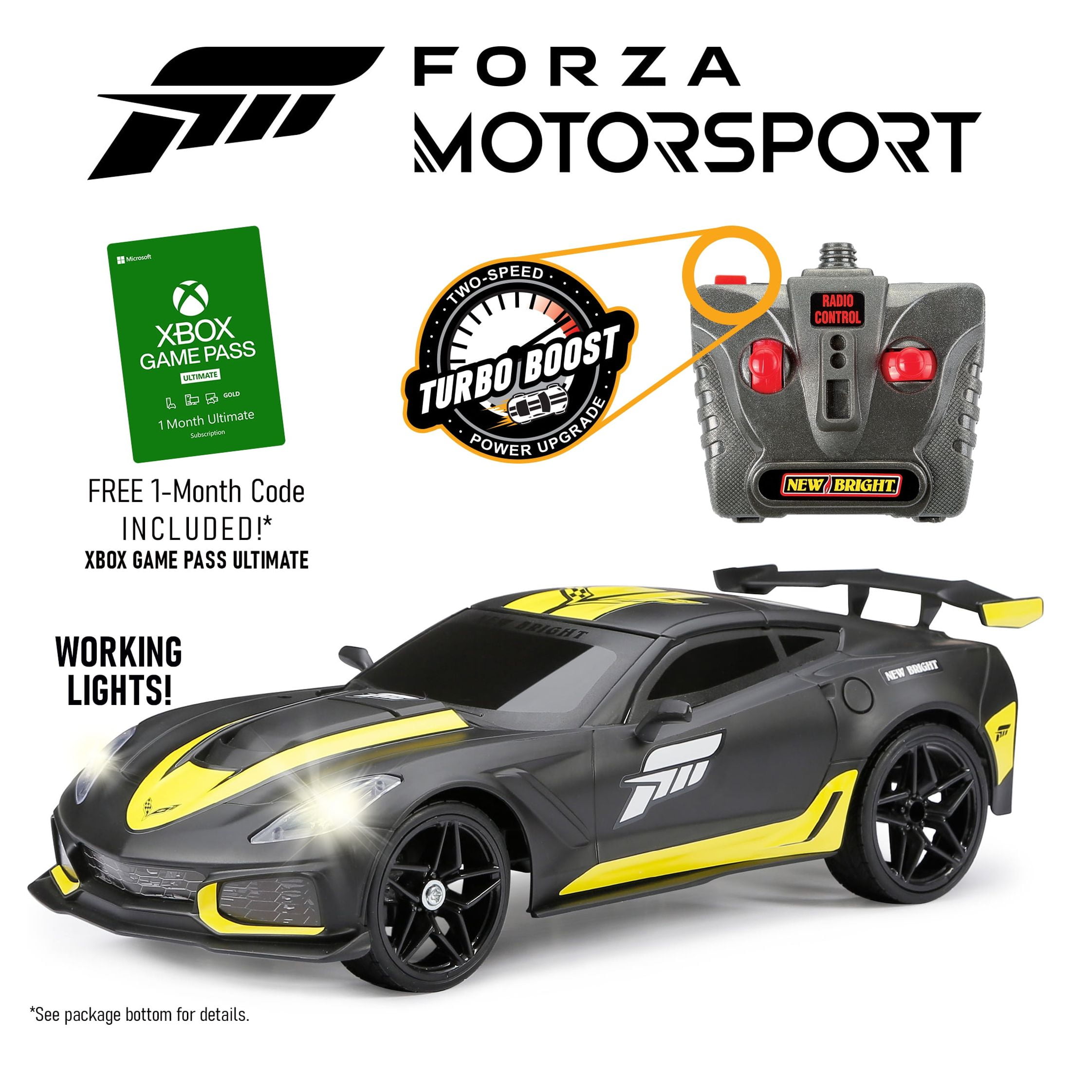 New Bright (1:16) Forza Motorsport Corvette & Challenger Battery