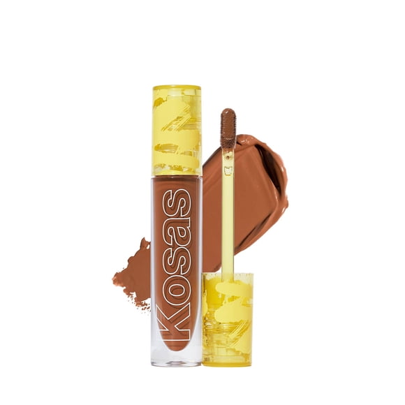 Kosas Revealer Concealer - Maquillaje de media con ácido hialurónico oculta ojeras debajo de los ojos, manchas oscuras e imperfecciones + ilumina, hidrata de larga duración y vegano (tono 8,5 C)