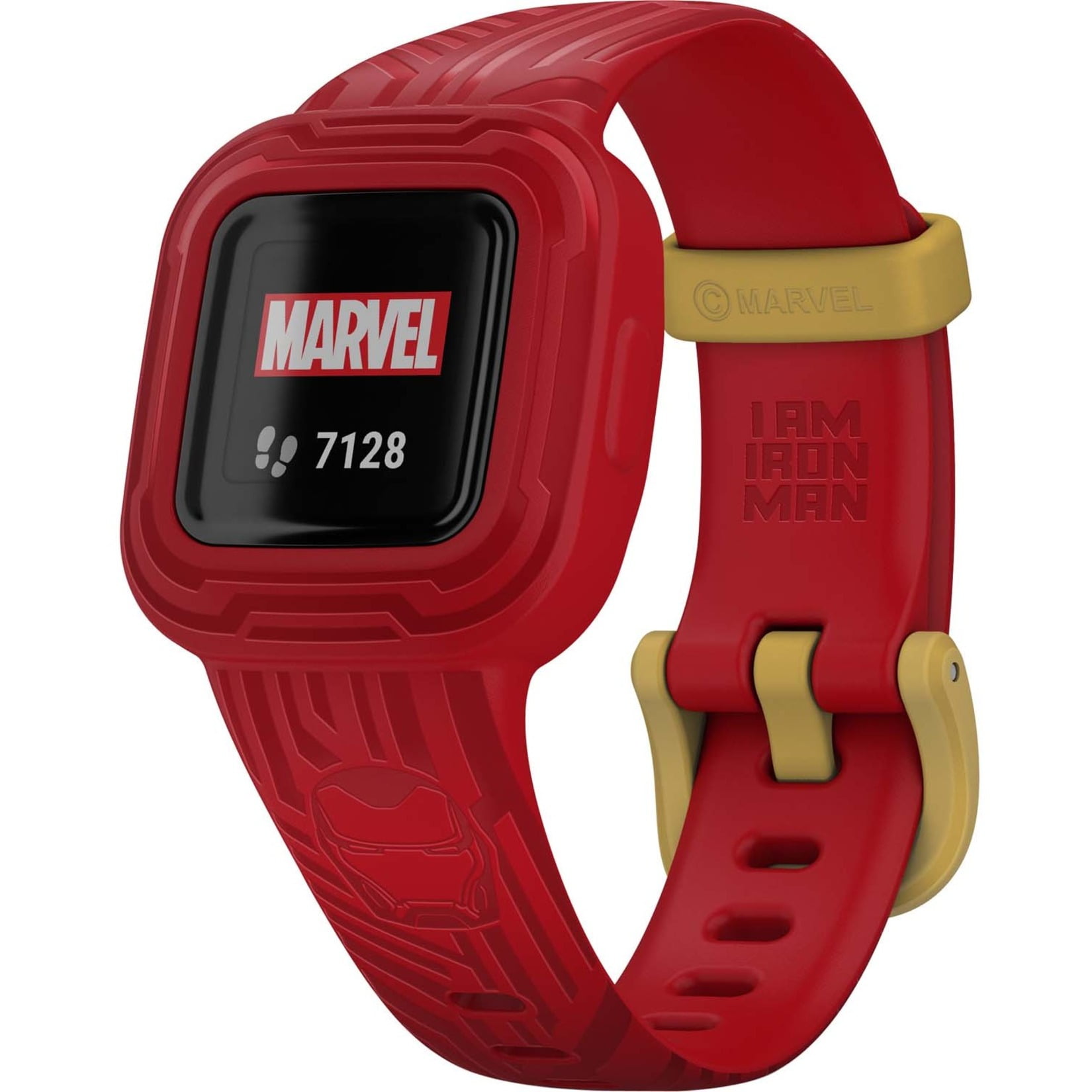 Aktiver Presenter Flere Garmin Vivofit jr. 3 - Marvel Iron Man - Activity Tracker with Band -  Silicone - Red - Wrist Size: 5.12 in - 6.89 in - Bluetooth - 0.88 oz -  Walmart.com